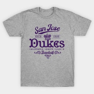 San Jose Dukes Baseball T-Shirt